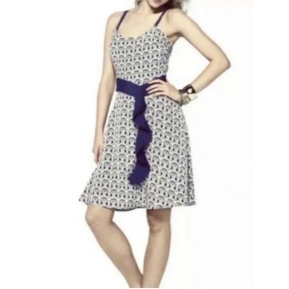 Liberty of London X Target Blue Mauverina Ruffle Dress - Picture 1 of 10